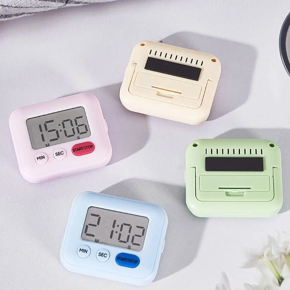 with Stand Kitchen Timer Large Screen Timer Reminder Cooking Alarm Clock Time Manager LCD Digital Display Countdown Timer