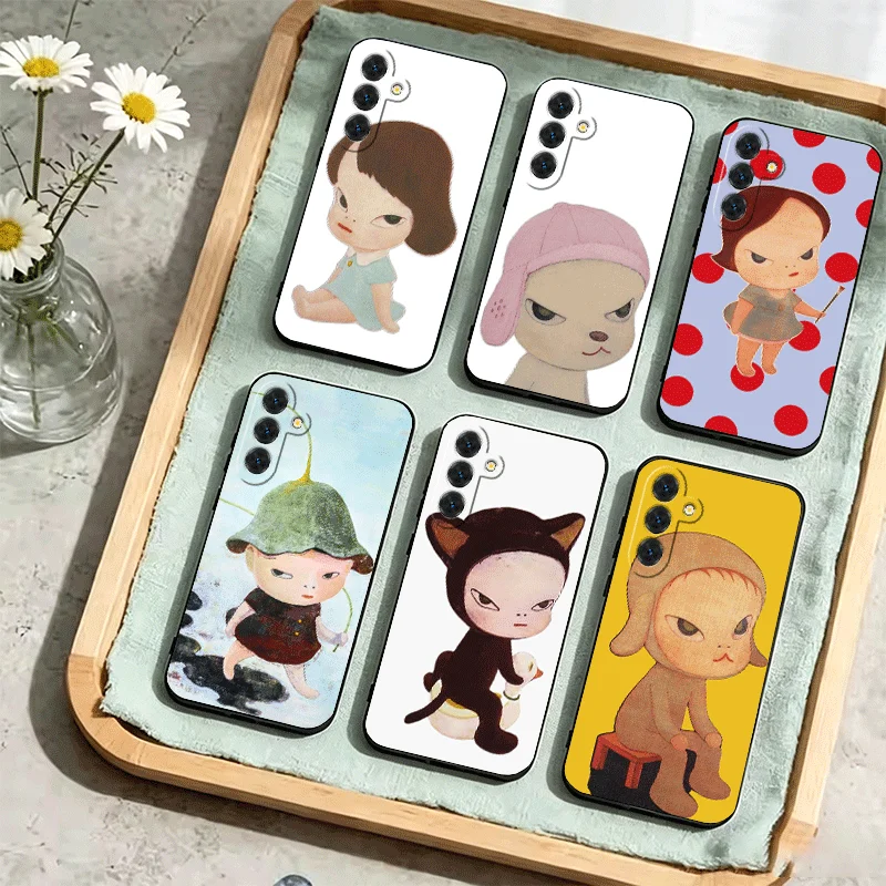 Y-Yoshitomo Nara Phone Case For Samsung Galaxy A17 A16 A15 A14 A13 A57 A56 A55 A54 A53 A37 A36 A35 A34 A33 A27 A26 A25 A24 A23 A