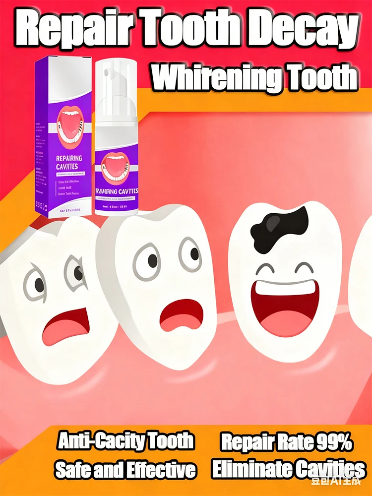 3RD Reliable Dental Paste Prevent Tooth Decay Dental Caries Whitening Teeth Fresh Breath Repair Tooth Decay