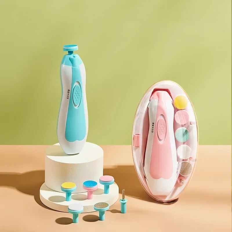 Recortador de uñas eléctrico para bebé con 6 cabezales de molienda - imagen 3
