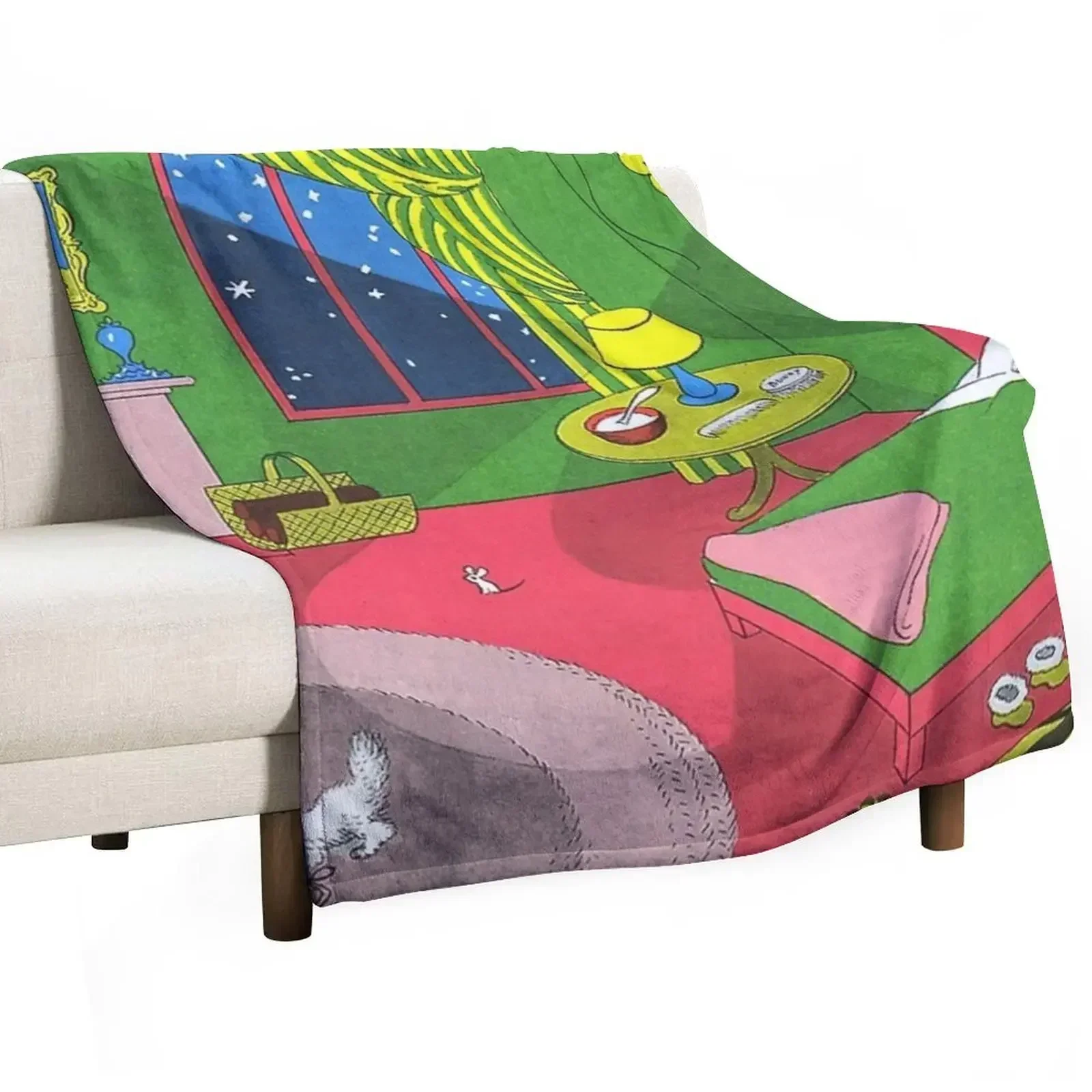 goodnight moon Throw Blanket Luxury Brand Warm wednesday halloween Blankets