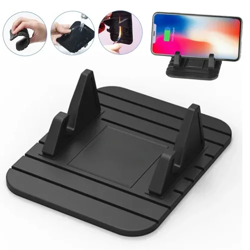 Imagen 2 del producto Soporte antideslizante de silicona para coche, alfombrilla para tablero, soporte para teléfono, GPS, iPhone, Samsung, Xiaomi, Huawei, Universal, 1 ud.