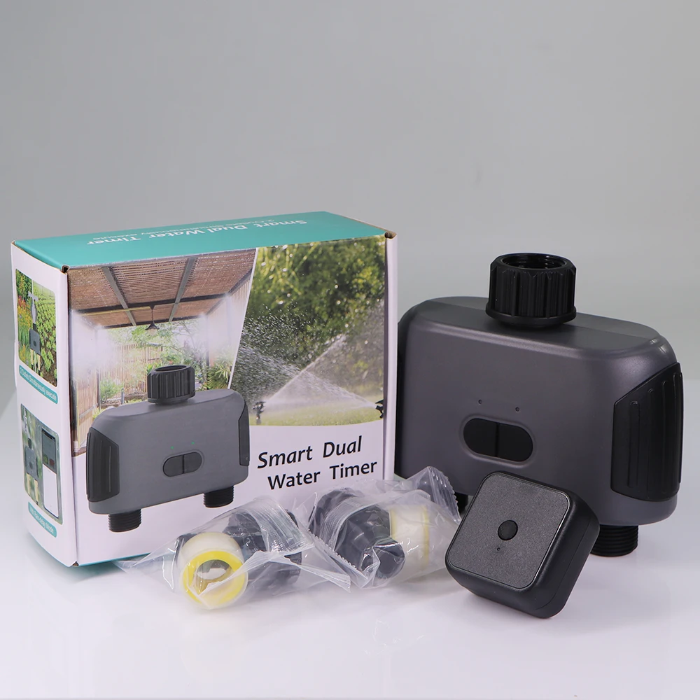 2-way WIFI/Bluetooth Compatible Timer Automatic Programming US EU UK AU Plug Garden Irrigation System Watering Smart Controller