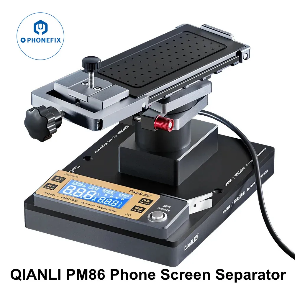 QIANLI PM86 360 度調整可能な回転電話スクリーンセパレーター電話折りたたみスクリーンフレーム分離分解プラットフォーム用