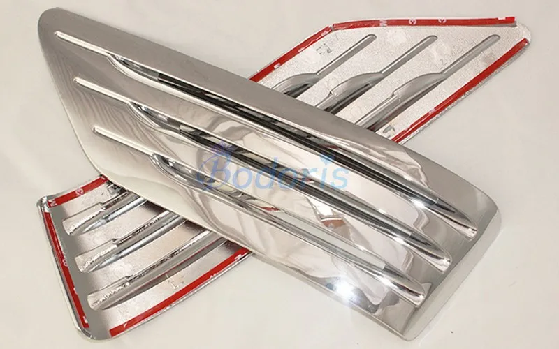 Exterior Triangle Rear Side Window Trim For Toyota Land Cruiser 90 Prado J90 1996-2002 Vent ABS Air Flow Shutter Accessories - view 3
