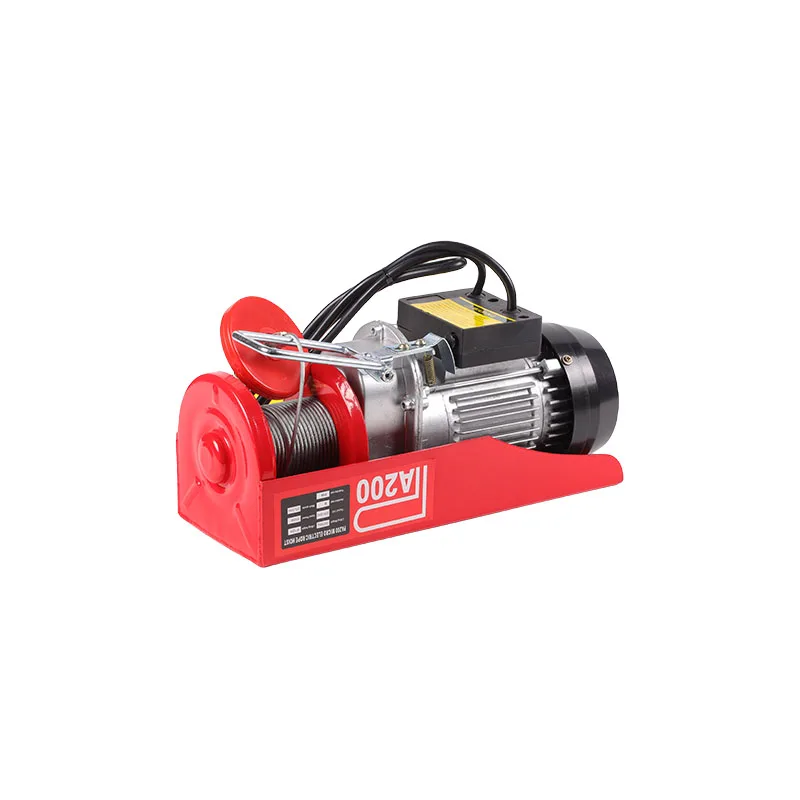 Power 12 v Control Handle Mini Electric Hoist 100 kg 200 kg Mini Crane Motor Electric Winch 220 v Electric Hoist for Sale