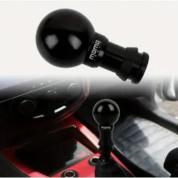 Round Ball Black Aluminum Automatic Gear Shift Knob Shifter
