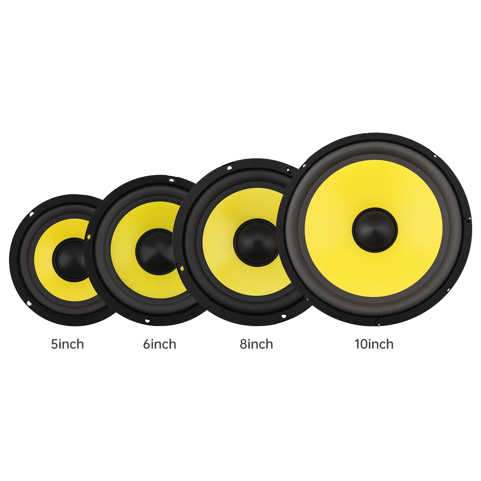 1pc 5/6/8/10 Inch Car Speakers Wide Frequency Response Car Audio Stereo Speaker Subwoofer for Car Audio Bass Tweeter Loudspeaker