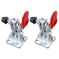 2PCS Holding Capacity Toggle Clamp GH-201 Quick Horizontal Clip Release Tools Horizontal Iron / Galvanized Toggle Clamp Hardware