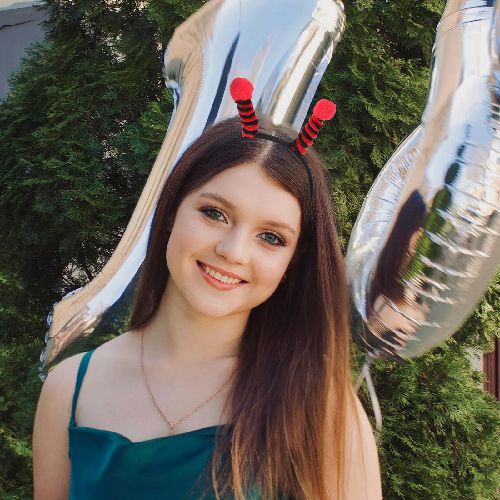 

Trendy Ladybug Antenna Headband Comfortable Insect Themed Party Hat for Stage Performances Festivals Bee Antenna Headband