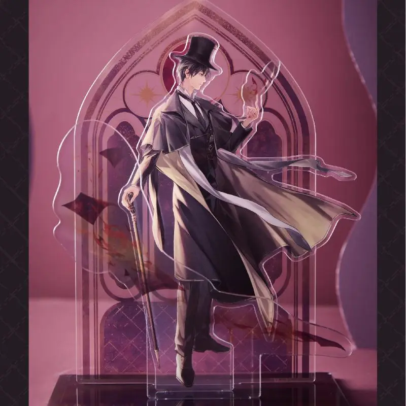 مجموعة لورد أوف ميستريز أنيمي ميرش الخلفية الأصلية - مطبوعات فنية، شارات، حوامل أكريليك وتذاكر ثلاثية الأبعاد