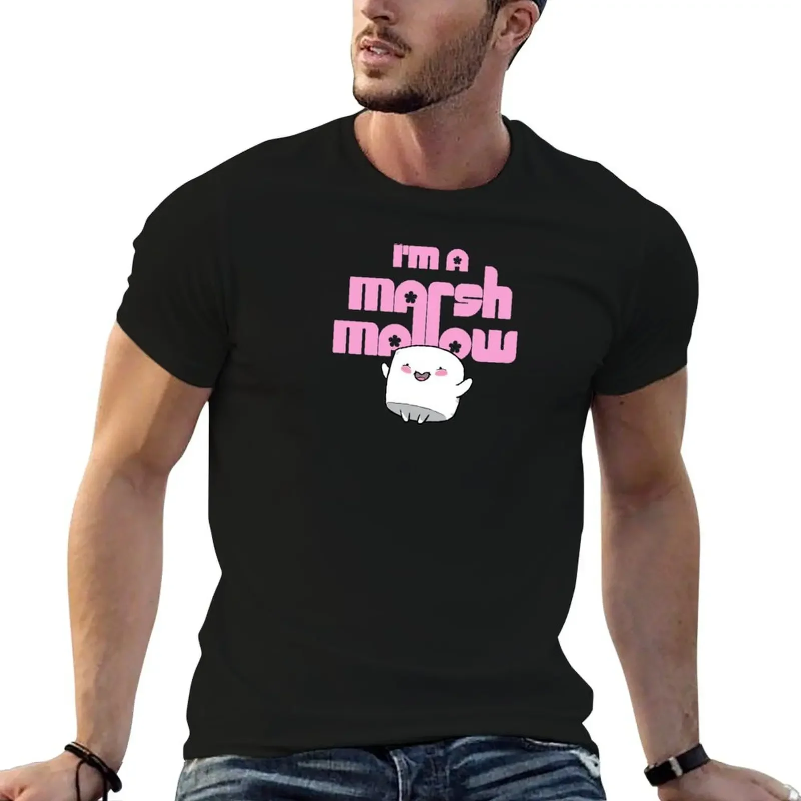 I'm A Marshmallow ! T-Shirt oversizeds graphic t shirt vintage custom shirt designer t shirt men