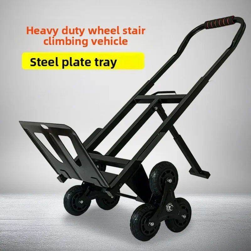 Building climbing car, load six wheels up and down stairs