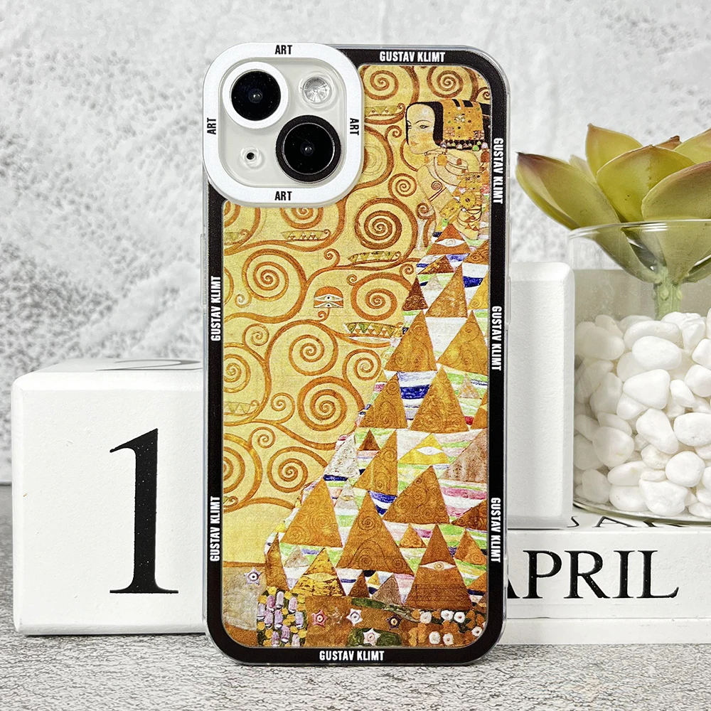 Case For Samsung Galaxy S20 S21 S22 S23 Plus FE Ultra Soft Cover Gustav Klimt Art