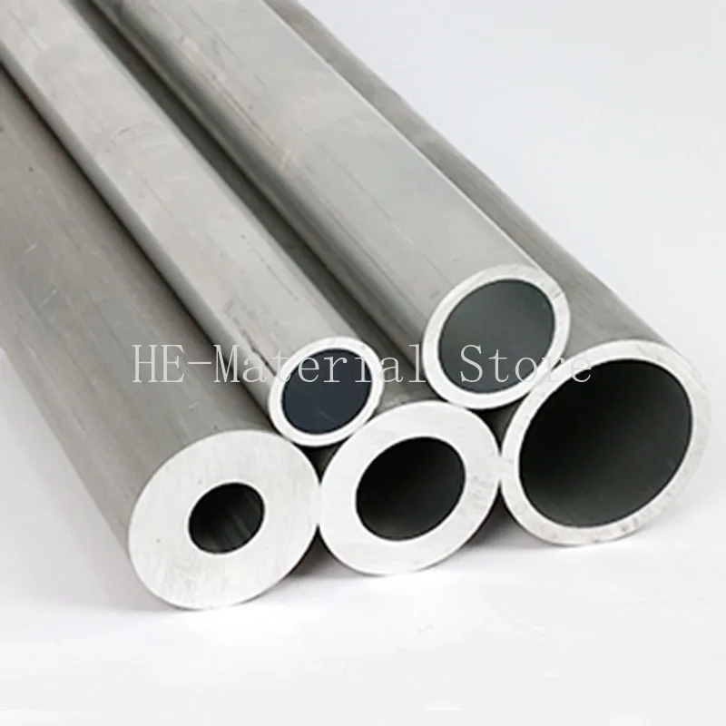 1 buah panjang 100mm 6061 tabung Aloi Aluminium OD 44mm tabung Aluminium bulat berongga ID 10/33mm