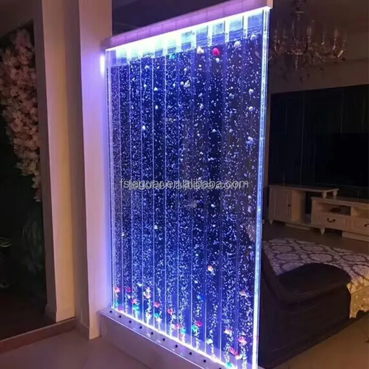 

Customization.Modern LED Water Curtain Wall for Various Indoor Outdoor Spaces for Bedroom Exterior Hotel Living Room Hospital Ki