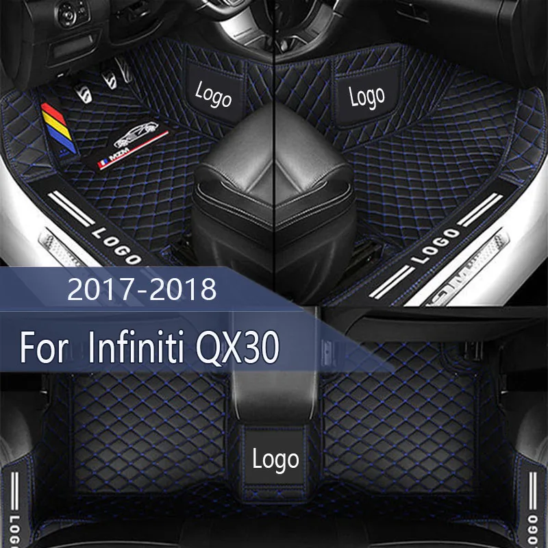 

Автомобильные коврики для Infiniti QX30 2017 2018, индивидуальные автомобильные подкладки для ног, чехол