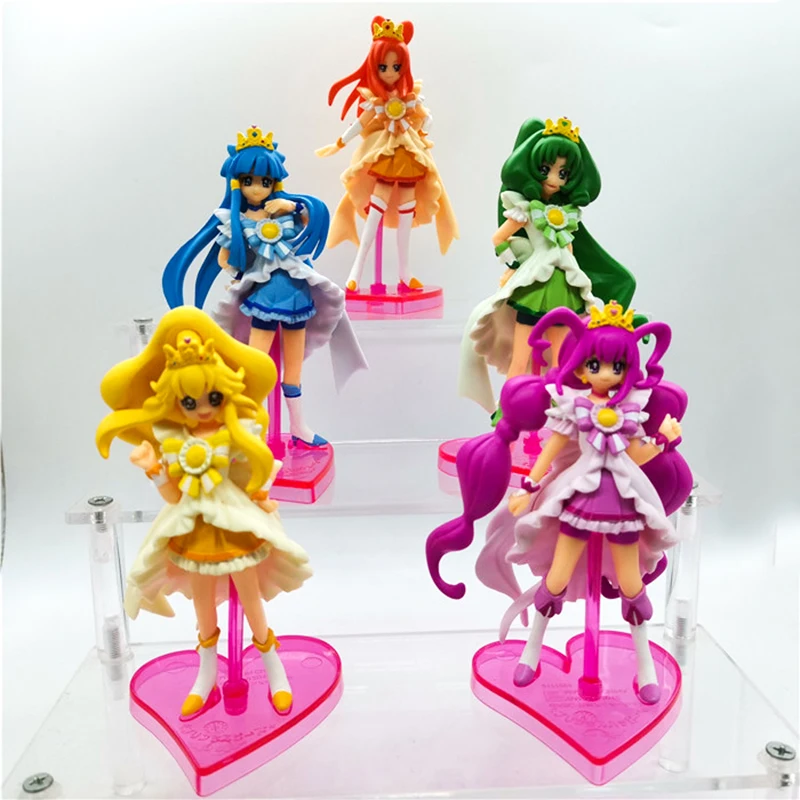 

Bandai Genuine Pretty Cure Precure Action Figure Cure Peace Cure Beauty Cure Moon Delicate Anime Model Ornament Toys