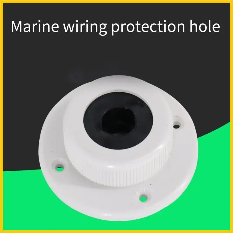 

G5AD Boats Cable Gland ABS Wire Pass Through Cable Protections Hole Cover Cable Entry Plate for Marine Vessel Hull Protections