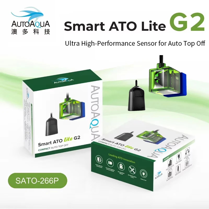 

AutoAQUA Smart ATO Lite G2 SATO-266P Auto Top Off System Water Filler Refiller Level Controller Pump for Aquarium 100-240 V