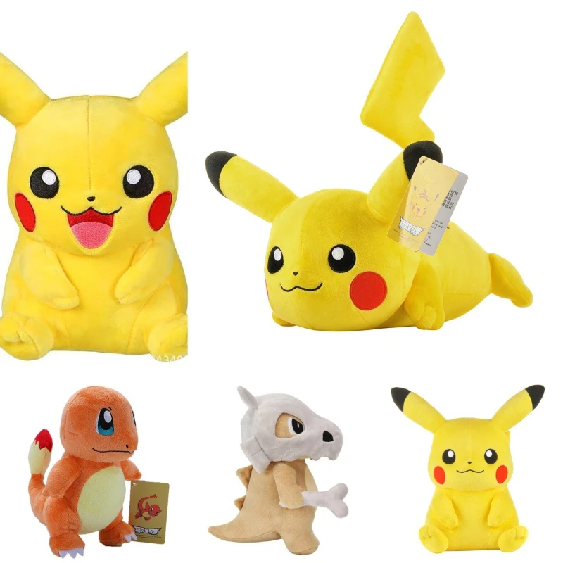 

Плюшевые игрушки с изображением покемонов — Пикачу, Кустоун, Мягкие игрушки Чармандер, очаровательные плюшевые куклы в стиле аниме, мягкая обнимающая подушка