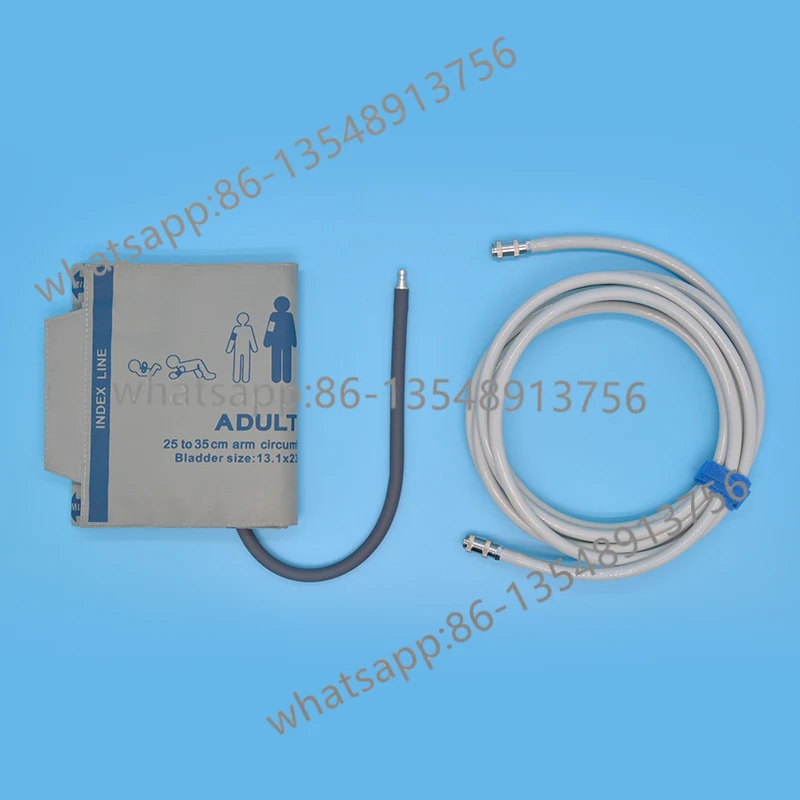 Monitor Blood Pressure Sleeve Adult Single Tube Cuff Extension Tube Set