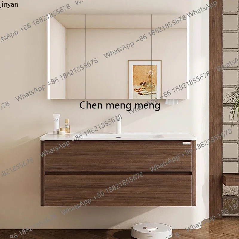Ze5556Ceramics Light Cabinets Toilet Vintage Vanity Light Cabinets Storage Mirrors Muebles Para El Hogar Maderaa