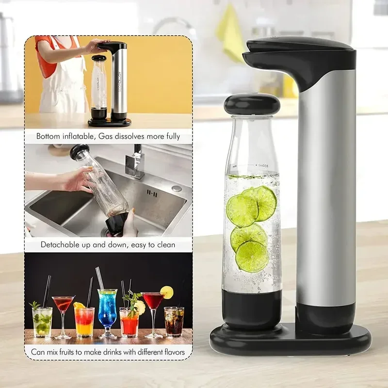 Soda Makers Bubble Water Machine Reducing Fat Healthy Water Carbonated Beverage Gas Making Machine Portable Sodastream Machine