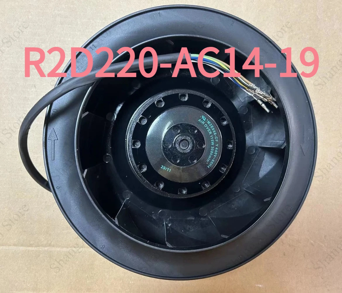 1PC Brand New R2D220-AC14-19 AC400V 74W Φ220MM Cooling Fan R2D220AC1419 Fast Delivery