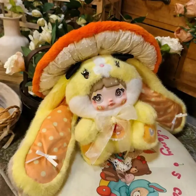 

Nommi Mushroom Cap Series 400% Blind Box Figure Cute Little Rabbit And 35cm Big Doll Contains Three Pairs Of Eye Pieces