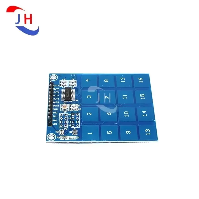 1PCS TTP229 16 Channel Digital Capacitive Switch Touch Sensor Module For Arduino 2.4V-5.5V touch sensor capacitive type