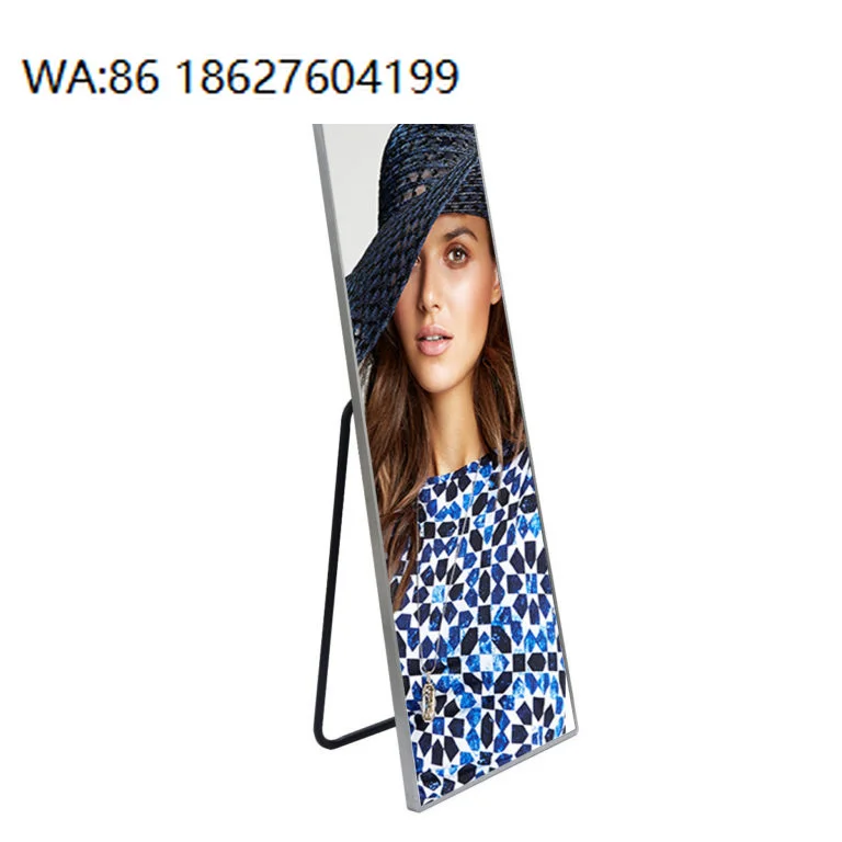 P1.25 Ultra Thin Vertical LED Poster High Brightness Indoor Retail Store Display Screen