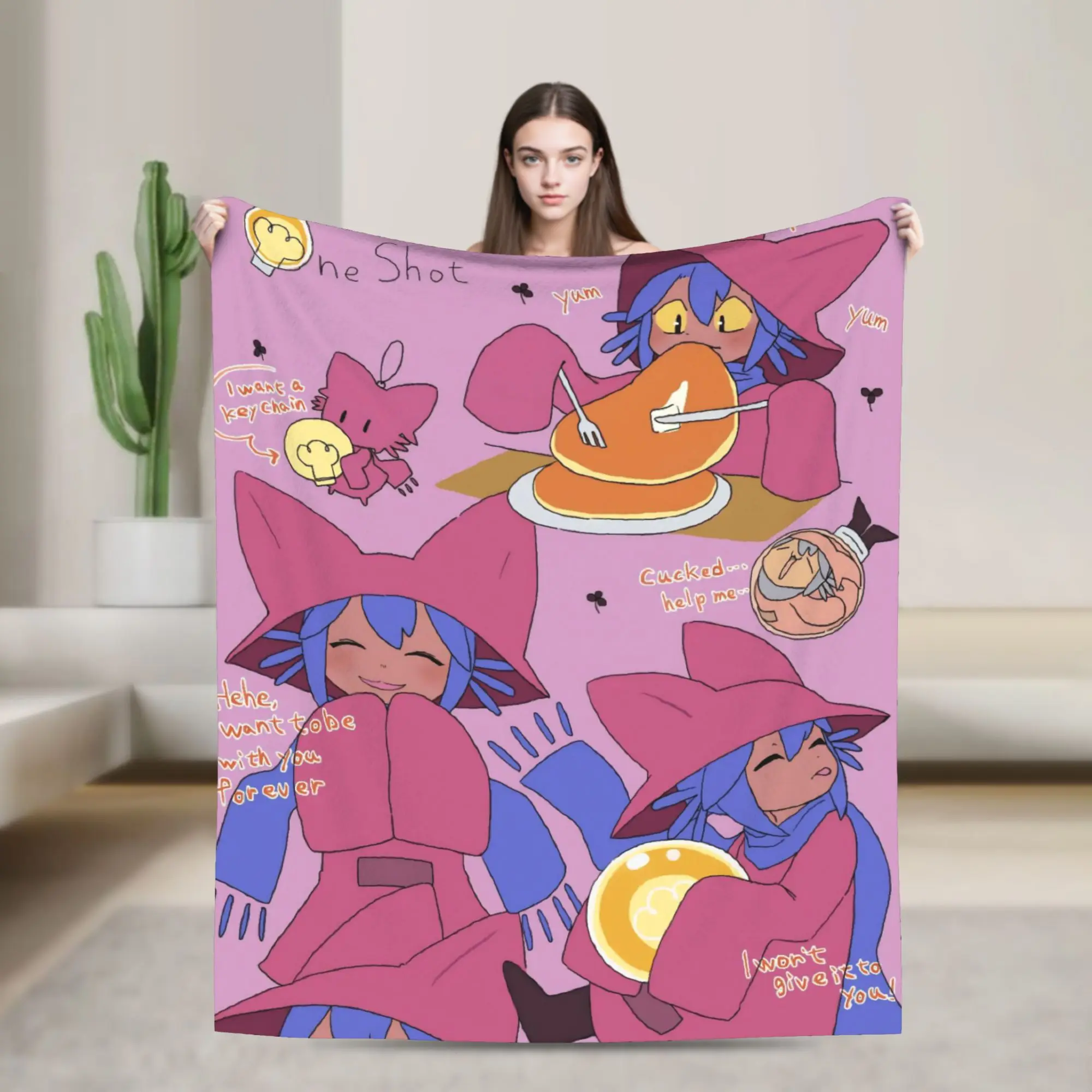 OneShots Niko Blanket Super Soft Warm  Throw Blankets for Couch 50x60 Inch Multiple Sizes Quilt