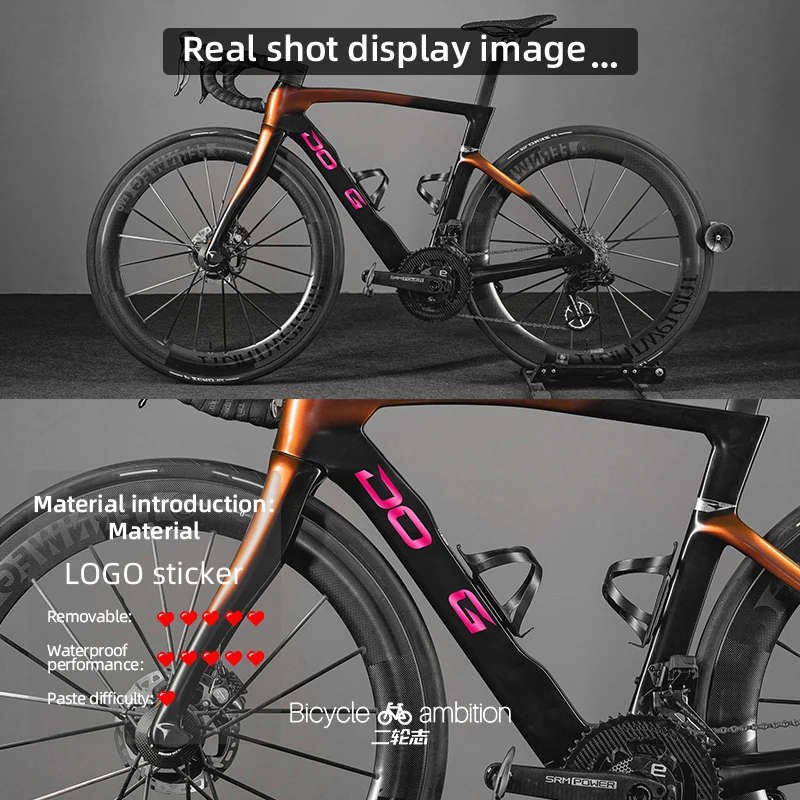 For 2025 Pinarello DOGMA Road Bike Frame Stickers Logo Color Change Protective Wrap 6