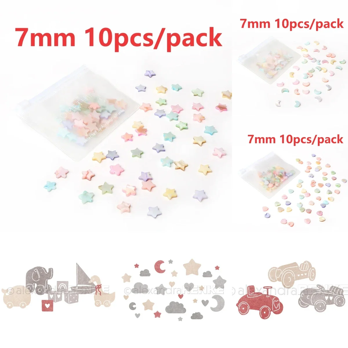 Star Moon Cloud Stamps 2026 New Metal Cutting Dies For Craft Embossing Make Paper Greeting Card Making Template DIY Handmade - view 2