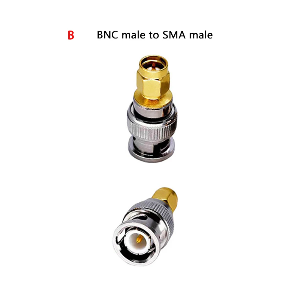1 Stück SMA-Stecker auf BNC-Stecker Adapter für BNC SMA HF-Koaxialkabel, WLAN, Amateurfunk, WLAN-Geräte oder Handfunkgeräte – Detail 4