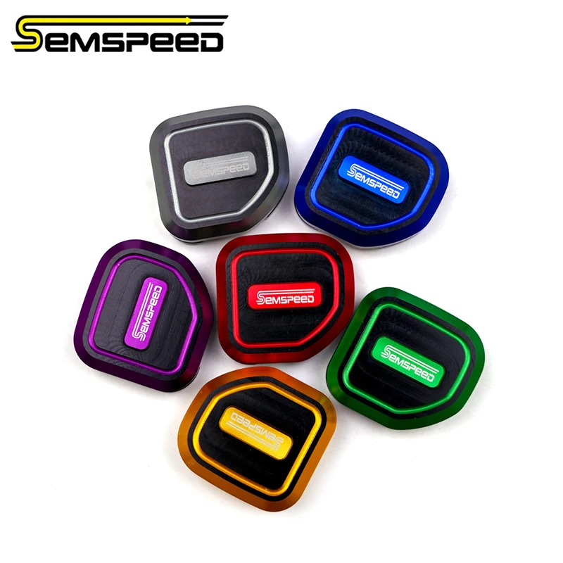 

SEMSPEED CNC Aluminium Motorcycle Kickstand Pad Side Stand Plate For YAMAHA NMAX XMAX NVX AEROX 125 150 155 250 300 400