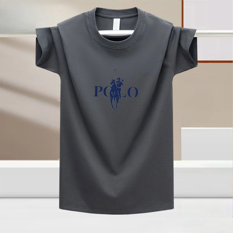 紳士服 2025 夏の新綿半袖 Tシャツメンズスポーツとレジャー半袖原宿ユニセックス