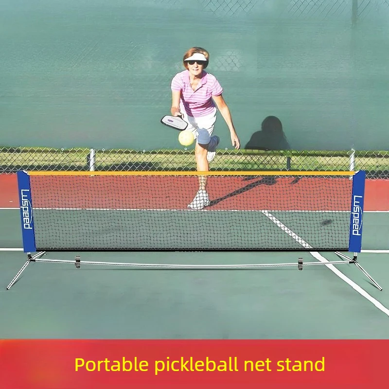 support-de-filet-de-pickleball-professionnel-pour-l'exterieur-filet-de-pickleball-pour-l'entrainement-en-interieur-filets-de-pickleball-portables-accessoires-sportifs