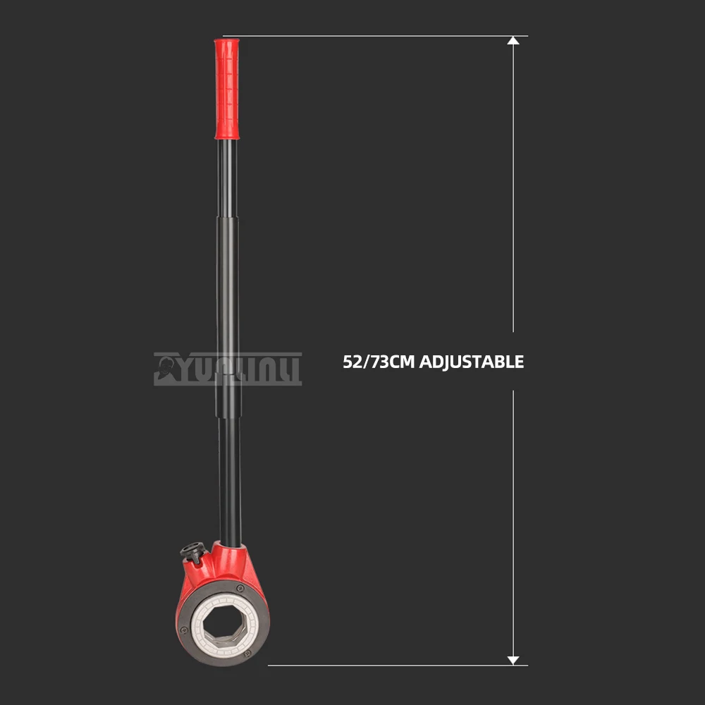 Manual threading machine, handheld electric threading machine, hinge plate, hinge thread, galvanized pipe, iron pipe threading m