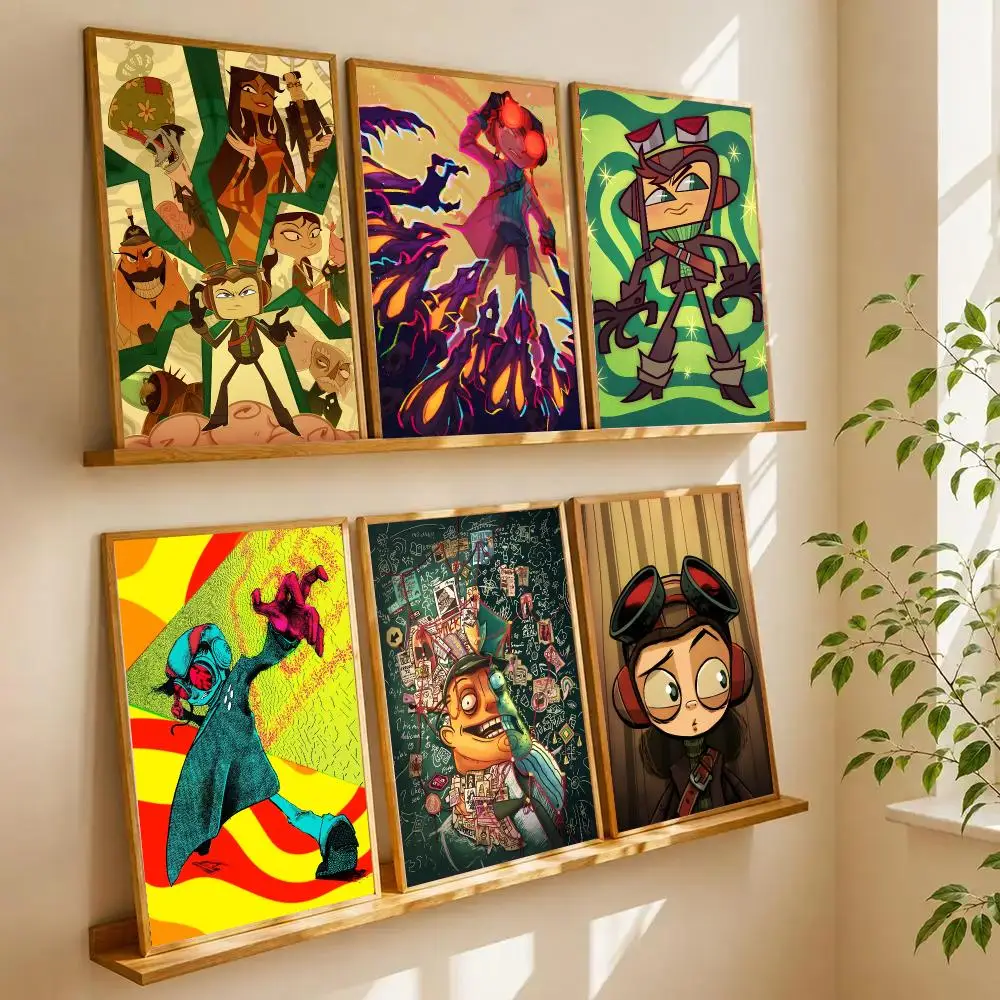 Psychonauts Poster Wall Art Print Art Suitable For Living Room Bedroom Bar Parlor Home Decoration Gift