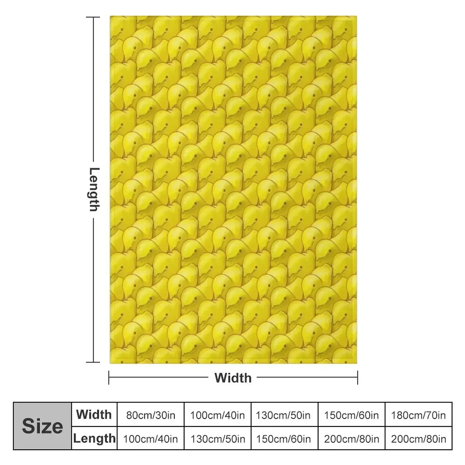 Peeps Throw Blanket couch cozy soft plush fuzzy picnic outdoor blanket
