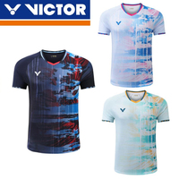 VICTOR T-shirt Badminton Shirt men women Training Sportswear Suits Breathable T-shirt Golf Tennis And Table Tennis Clothes
