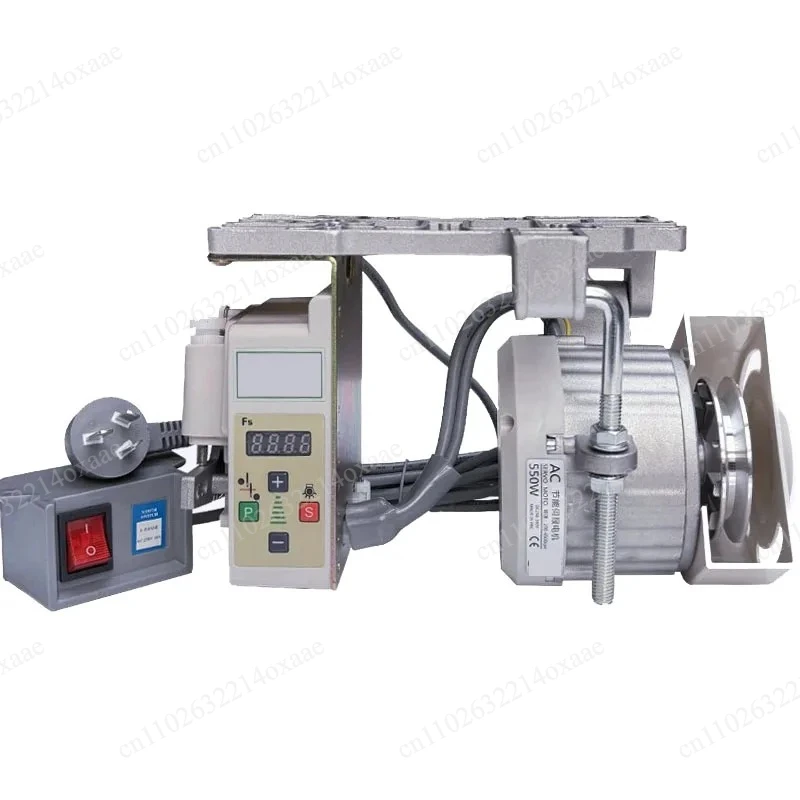 Energy-Saving 550W Industrial Brushless Servo Sewing Machine, 220V Silent Edge Processing Equipment for Fabric
