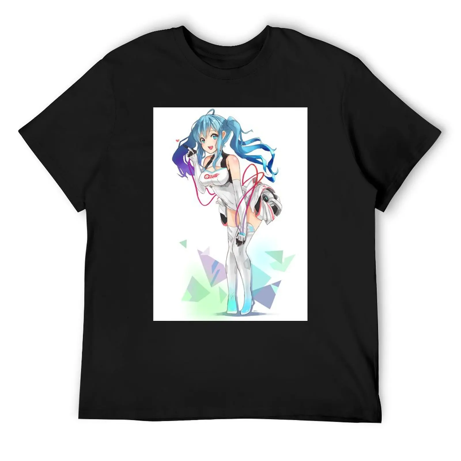 

Racing Miku T-Shirt anime anime clothes basketball graphic tees funny t shirts for men