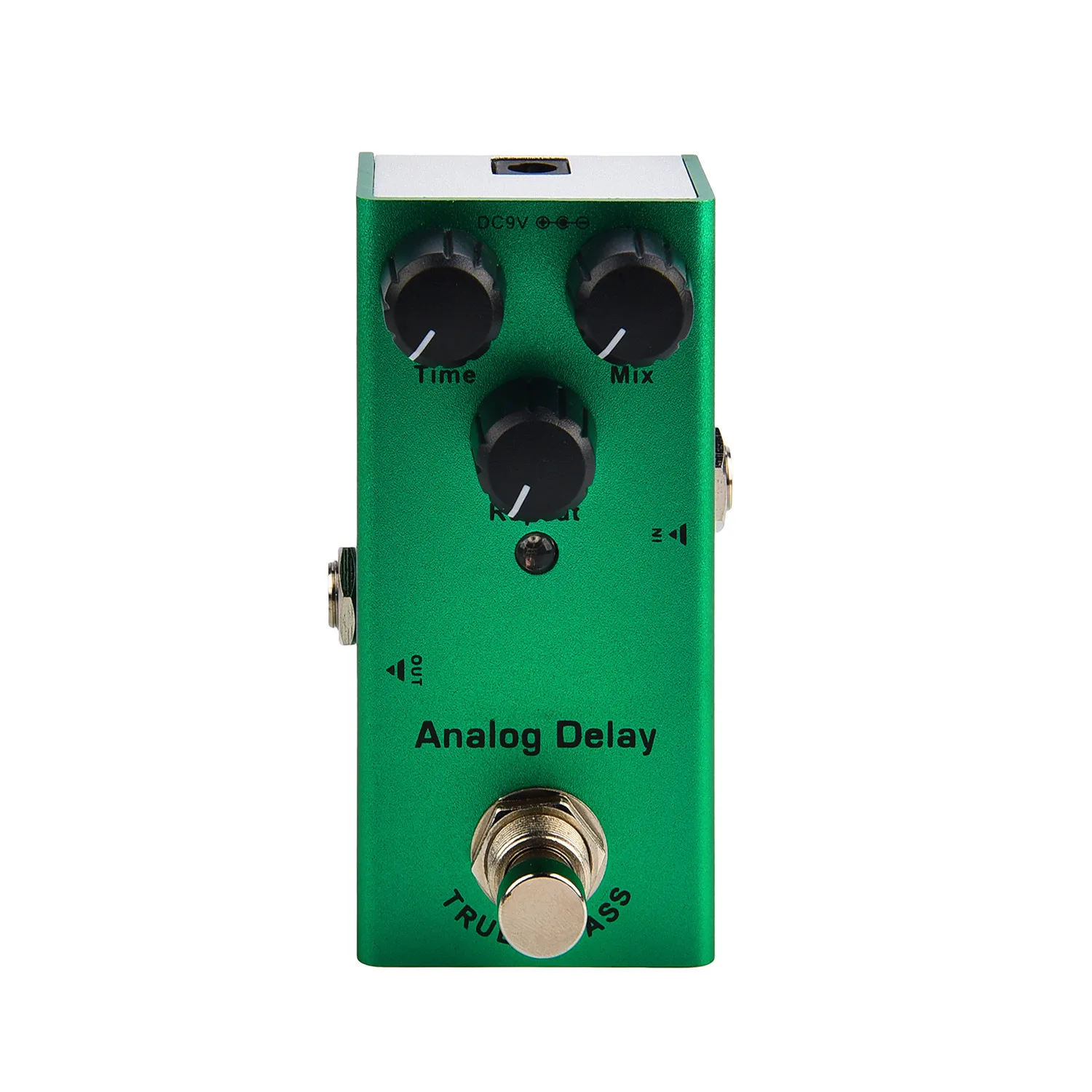 

Прочная алюминиевая гитарная педаль Vintage Overdrive, Distortion, Chorus, Delay, Phaser Fx — True Bypass, питание от 9 В