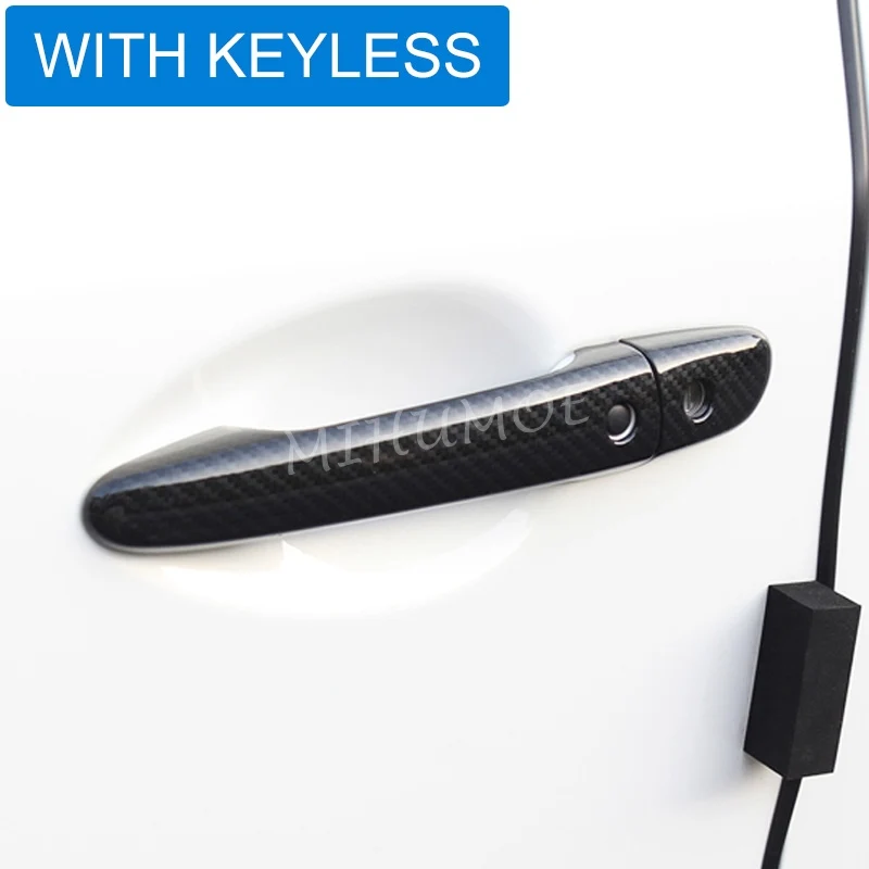 

For Mazda 2 3 6 CX3 CX5 CX9 Carbon Fiber Keyless Door Handle Cover Protector 2017 2018 2019 2020 2021 2022 2023 2024