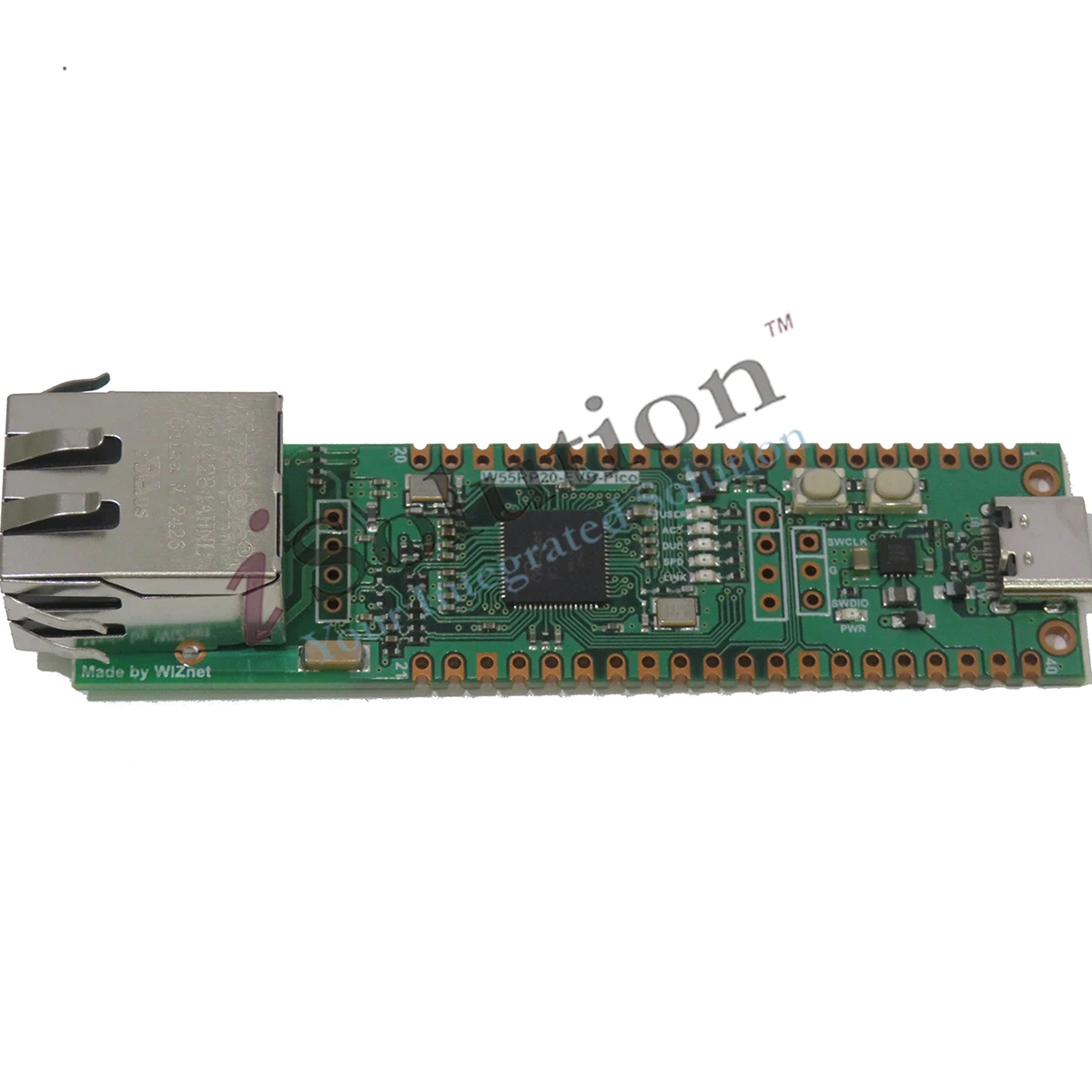 W55RP20-EVB-Pico  W55RP20 Raspberry Pi Pico evaluation board