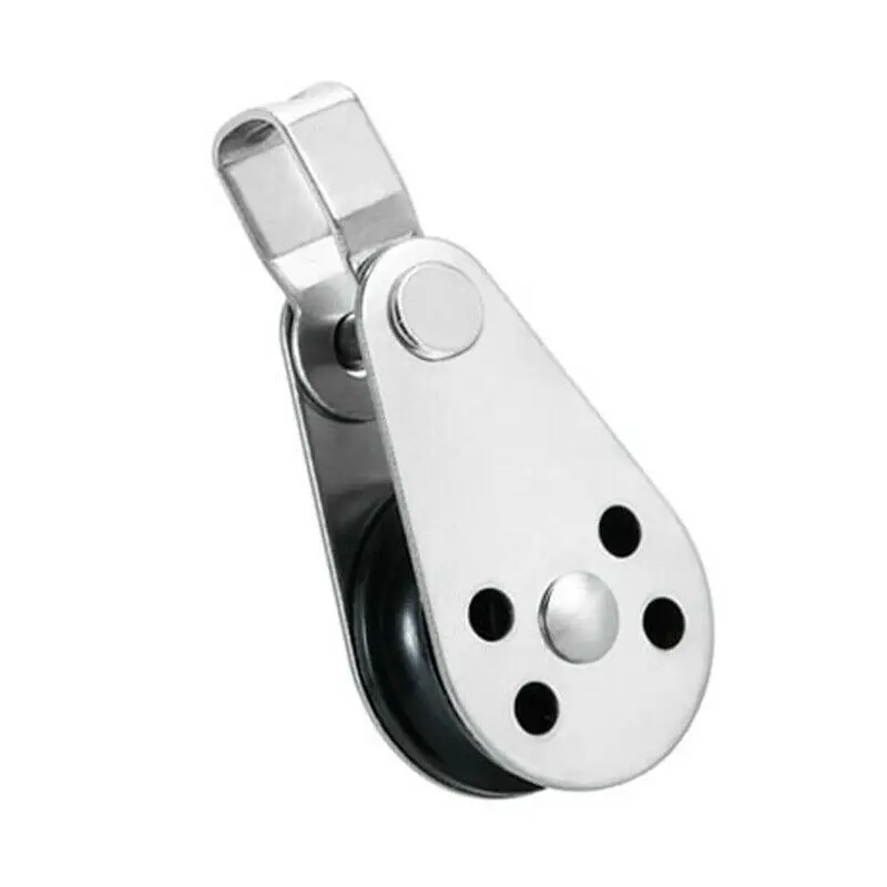 

STLF ISURE MARINE Pulley Blocks Rope Runner Kayak Boat Accessories Canoe Anchor Trolley Kit for Rope 2mm