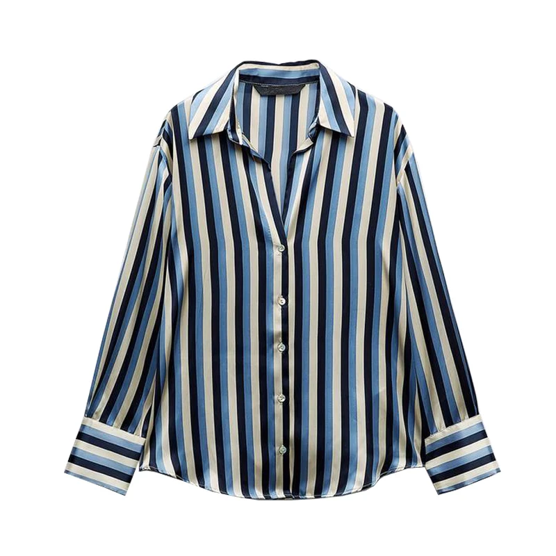 Colorful blue stripes